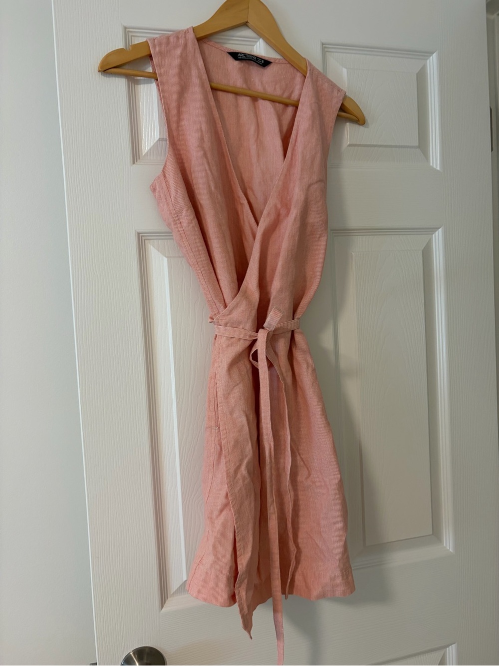 Arc'teryx Pink Sleeveless Wrap Mini Dress